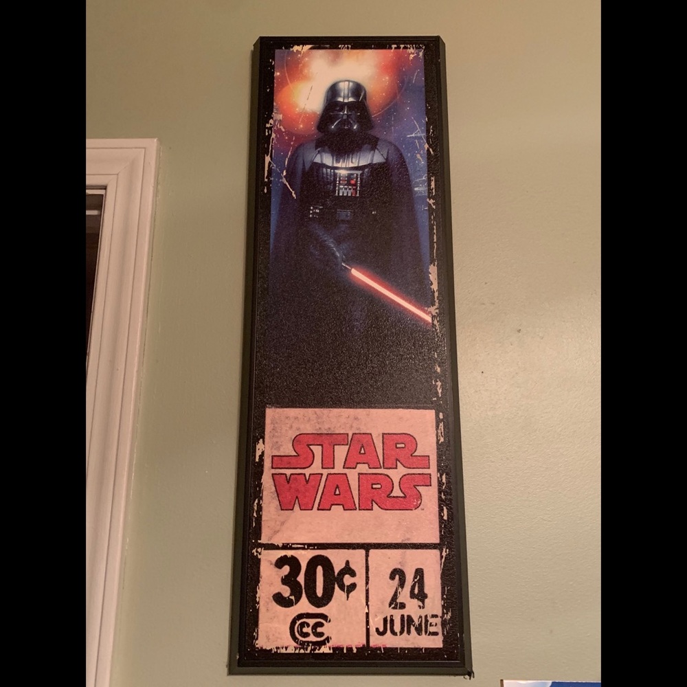 Darth Vader wall art